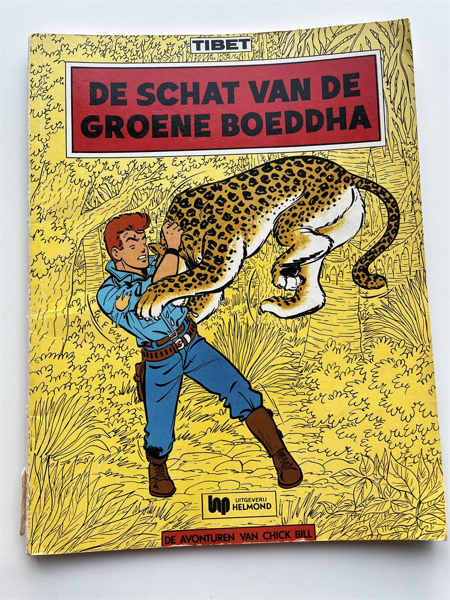 Chick Bill - De schat van de groene Boeddha - 1974 - SC