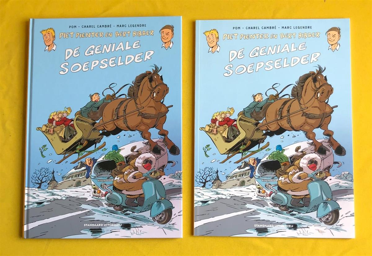 Piet Pienter en Bert Bibber - De geniale soepselder - HC/SC - Eerste druk - 2021