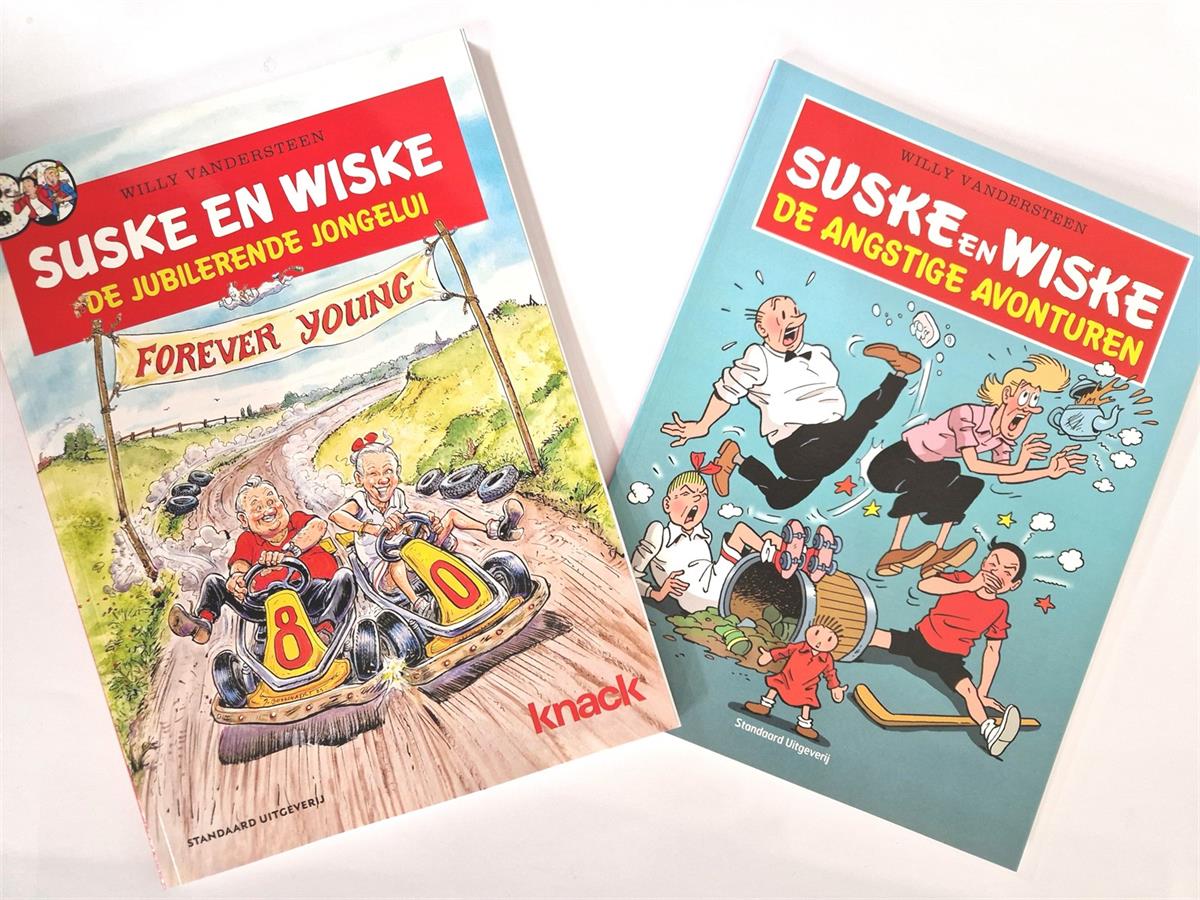 Suske en Wiske 80 jaar - De jubilerende jongelui (Forever Young) /De angstige avonturen - 2x sc - 2015/2025