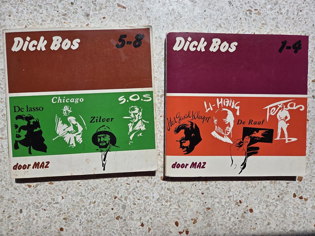 Dick bos bundelingen-1 en 2 -1-4/5-8 -paperback-1edruk