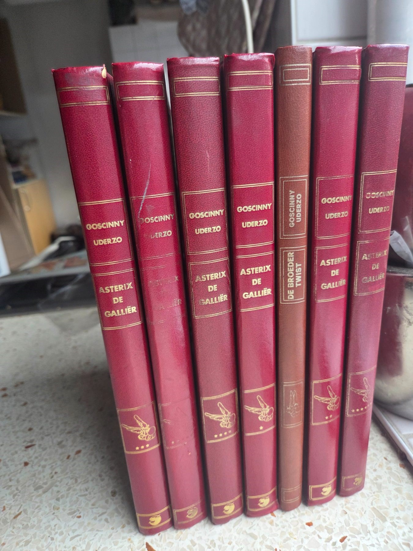 Asterix-Dargaud reeks -1 t/m 7-hc-1e druk