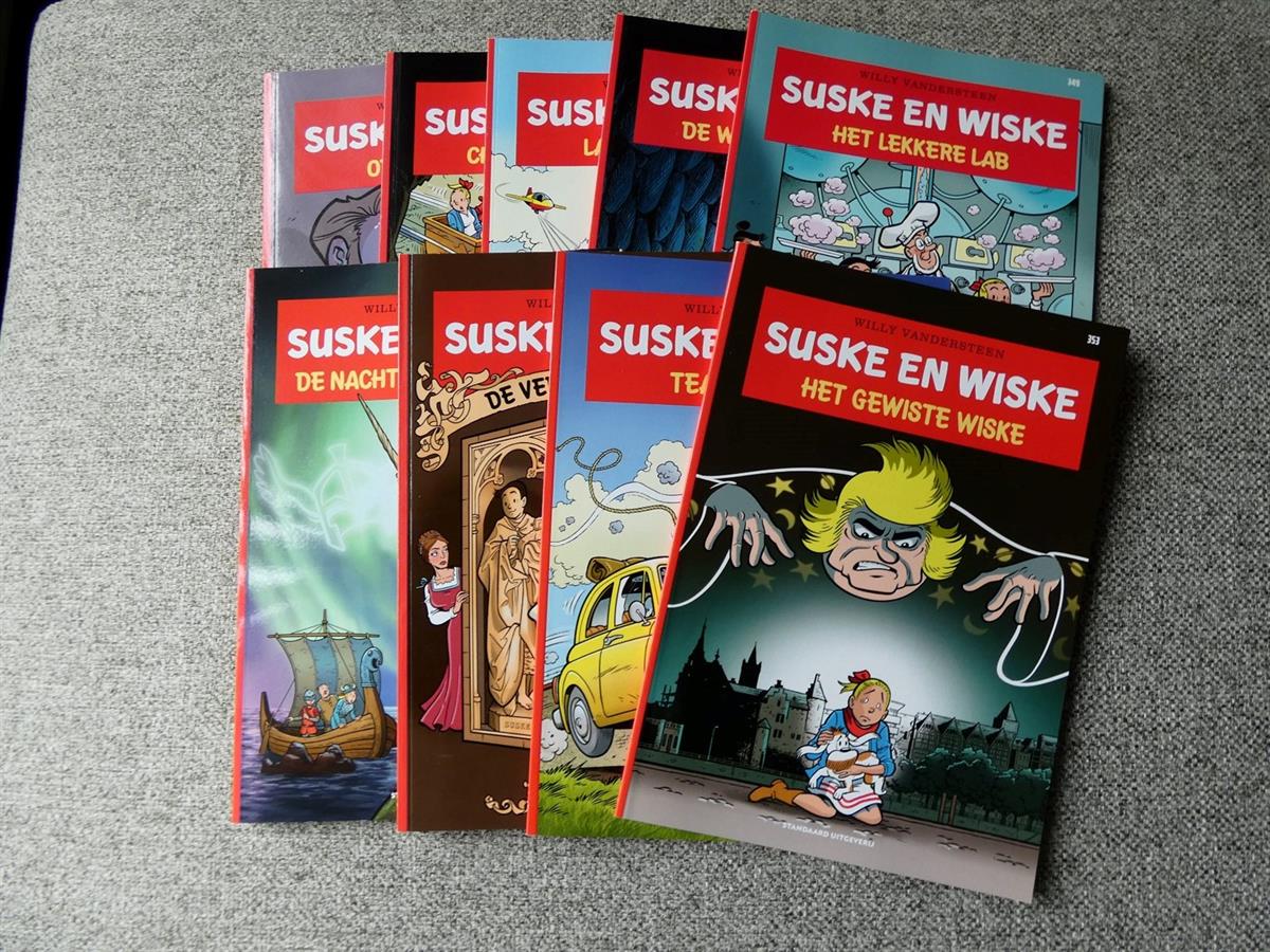 Suske en Wiske - nrs 345 t/m 353 - SC - 1e druk (2018-2020)