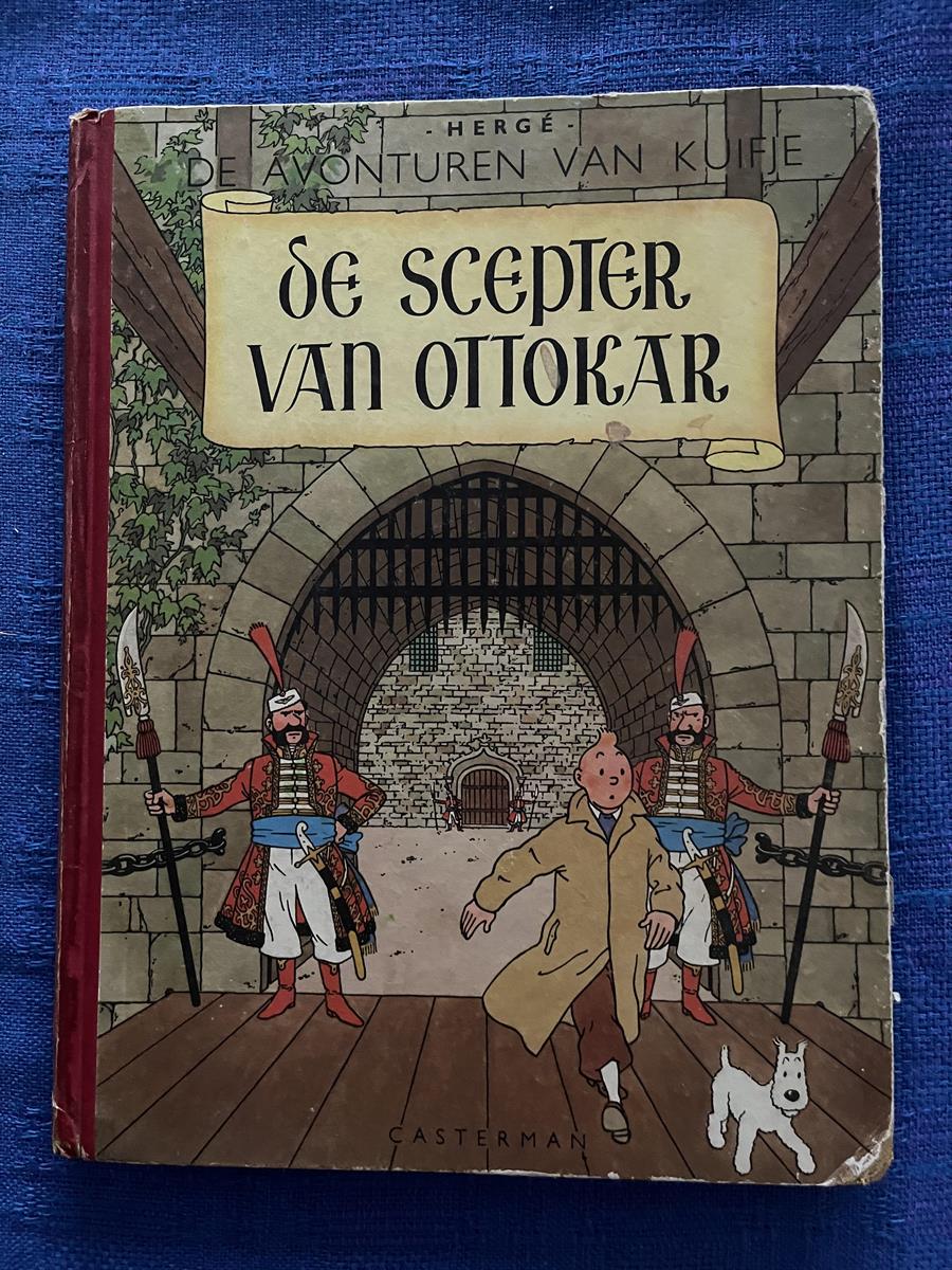 De avonturen van Kuifje - nr.12-de Scepter van Ottokar - Herdruk jaren '50