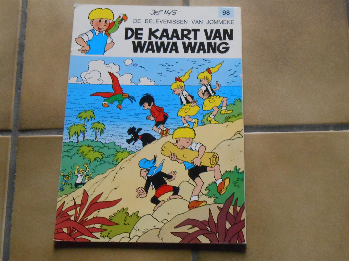 jommeke 98: de kaart van wawa wang - sc