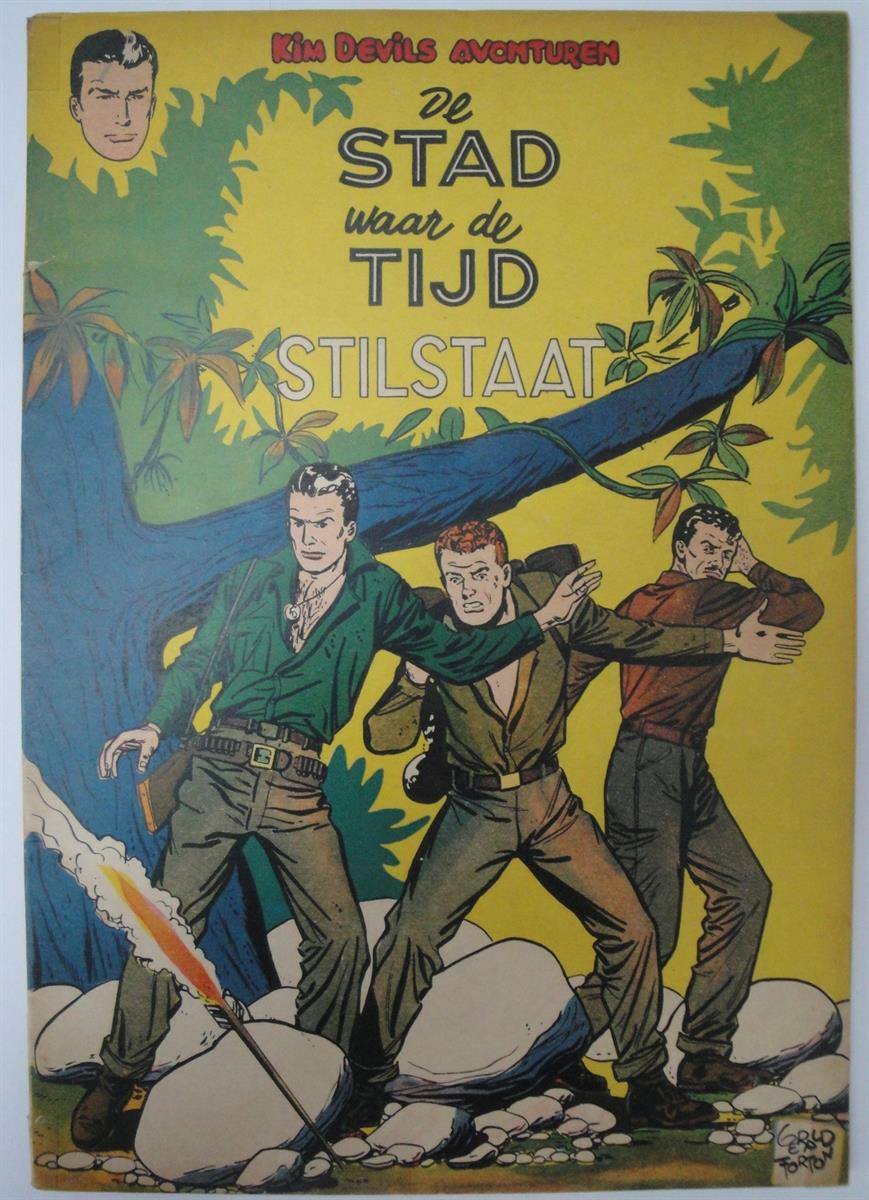 Kim Devil 2 - De Stad waar de Tijd Stilstaat - 1x sc eerste druk - 1955