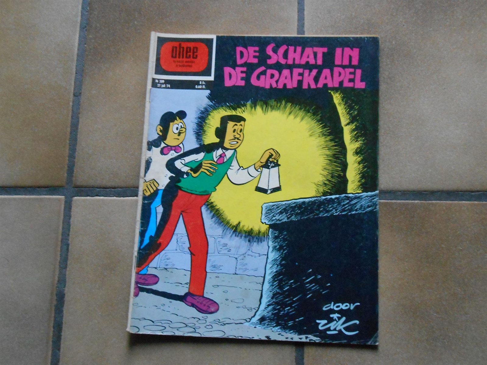 ohee 589: dees dubbel de schat in de grafkapel - sc - 1974