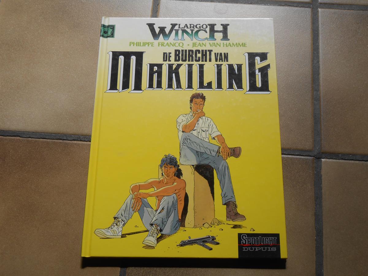 largo winch 7: de burcht van makiling - 1ste dr - HC - 1996