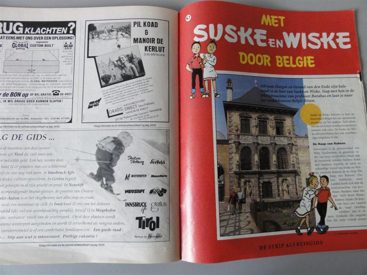Met Suske en Wiske door Belgie - Tijdschrift De kampioen - sc - Eerste druk - 1994