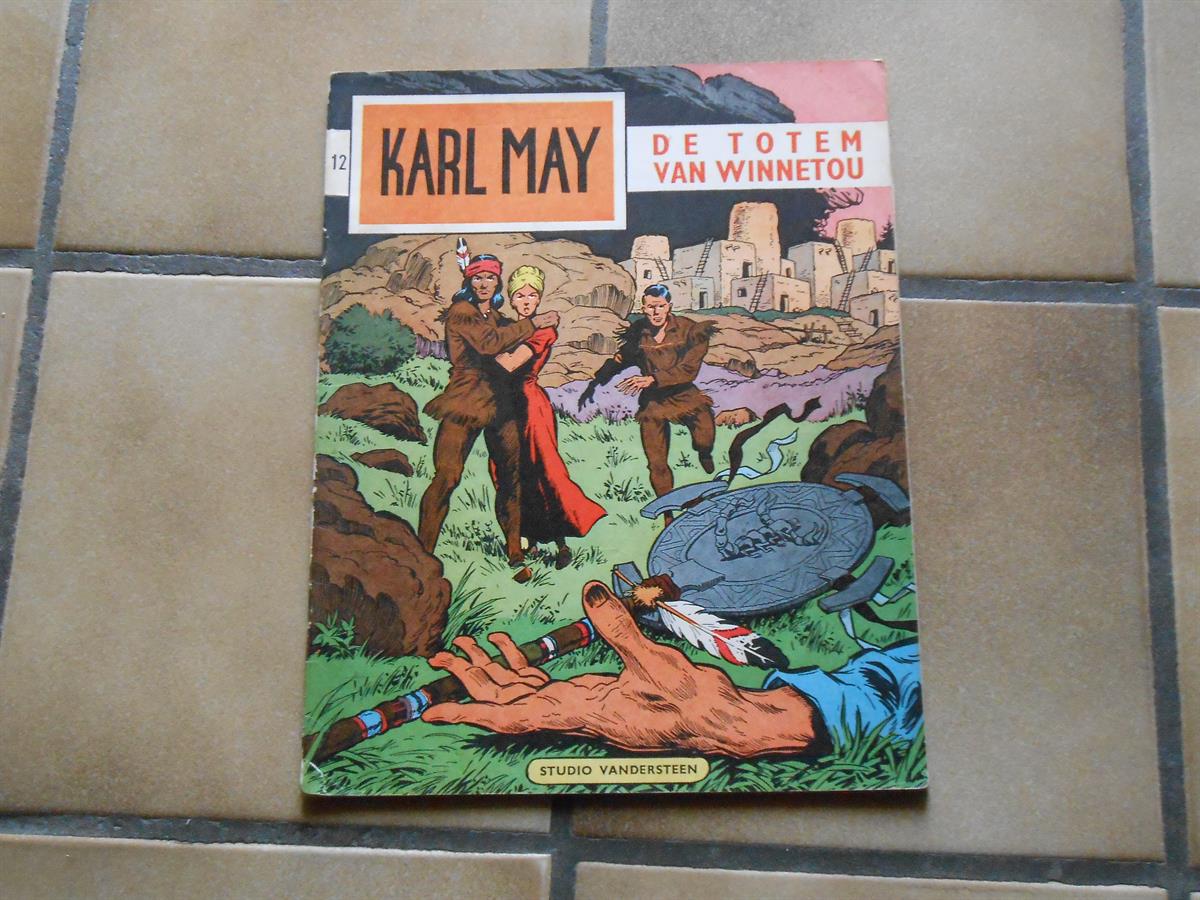 karl may 12: de totem van winnetou - 1ste dr - sc - 1965