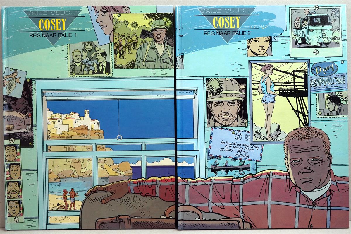 De Reis naar Italië, 1+2 compleet. Vrije Vlucht -HC- 1e druk, 1988