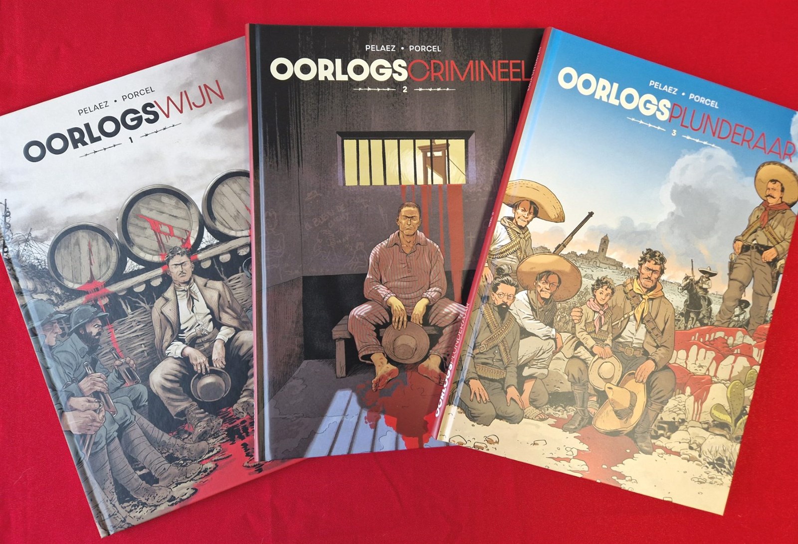 Oorlogswijn/ Oorlogscrimineel/ Oorlogsplunderaar - Complete 3-delige reeks - hardcover - 2022/2026