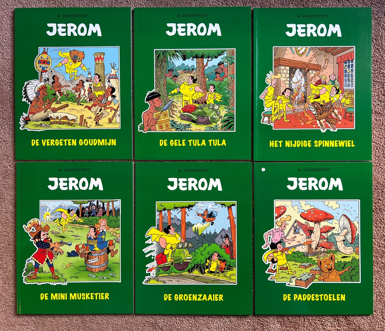 Jerom - Adhemar uitgave - Nr.s. 1-2-3-4-5-7 - sc - 1e druk 2008