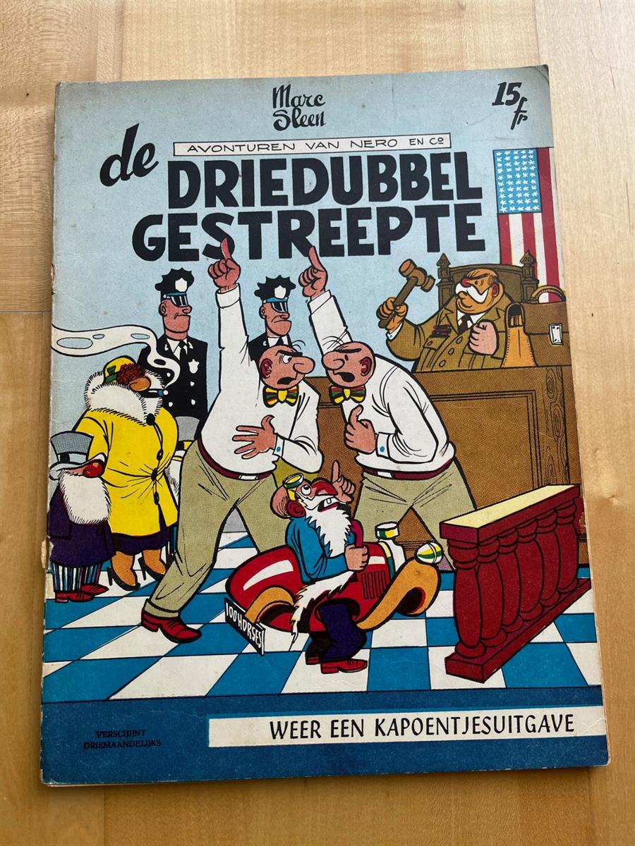 Sleen: Nero: Nr.43-De driedubbel gestreepte -sc -eerste druk 1962