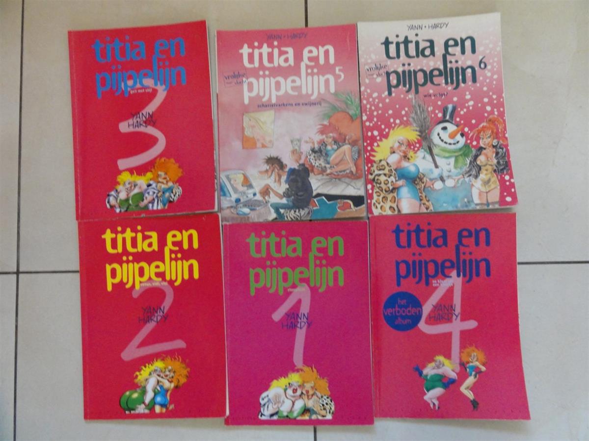 Titia en Pijpelijn - Volledige serie - sc - Eerste druk
