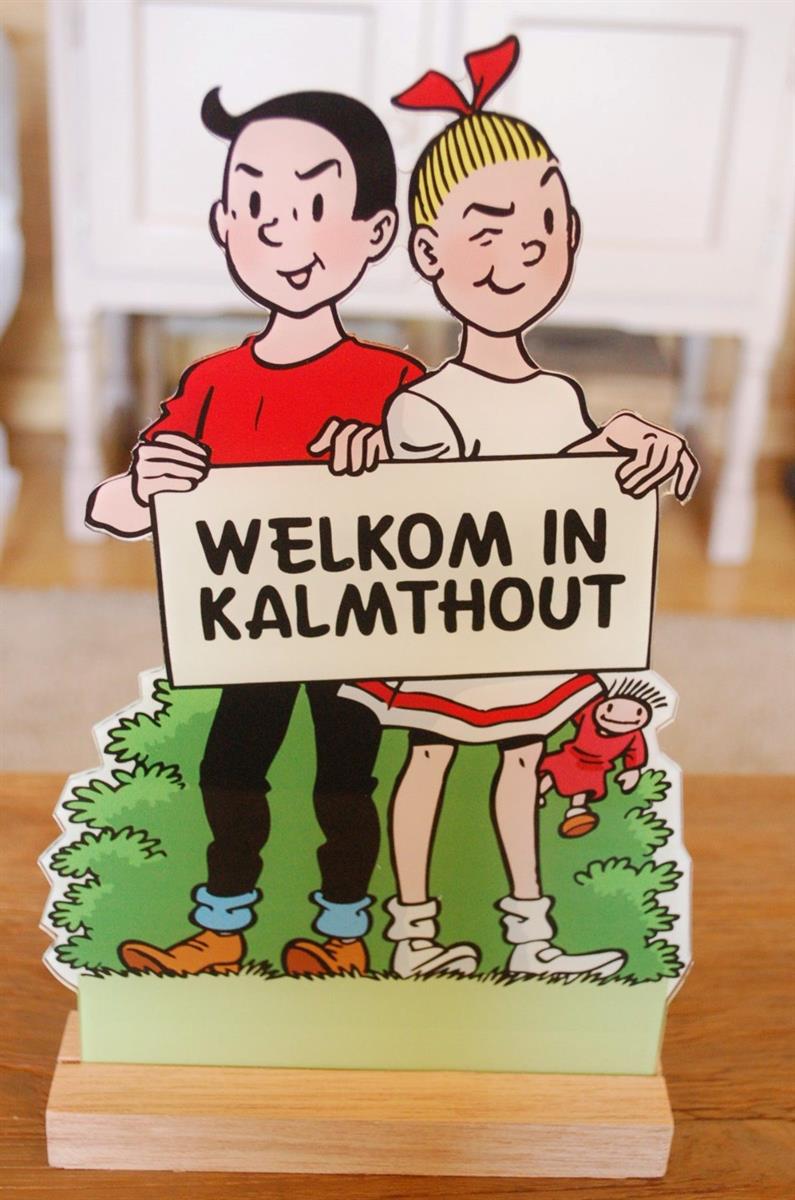 Suske en Wiske - Plexi staander - Welkom in Kalmthout