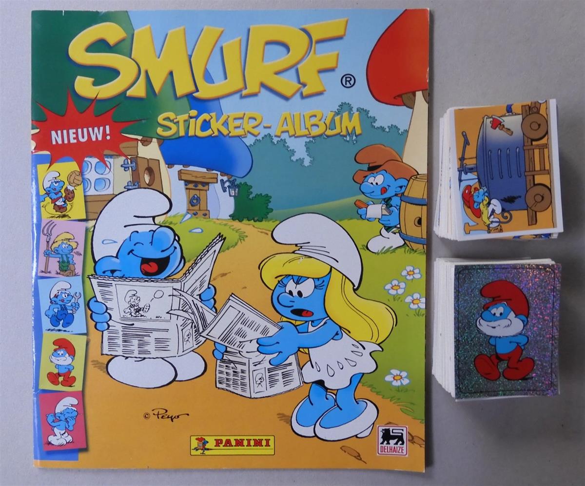 300 stickers De Smurfen + Sticker-album - Panini - 2008 - Peyo