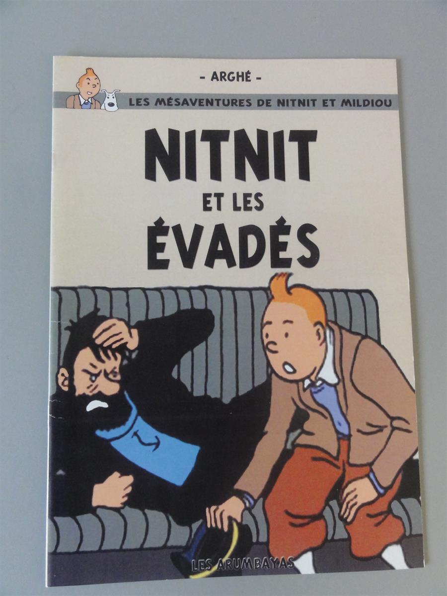 Tintin parodie - Nitnit et les évades - sc - Eerste druk - Fr