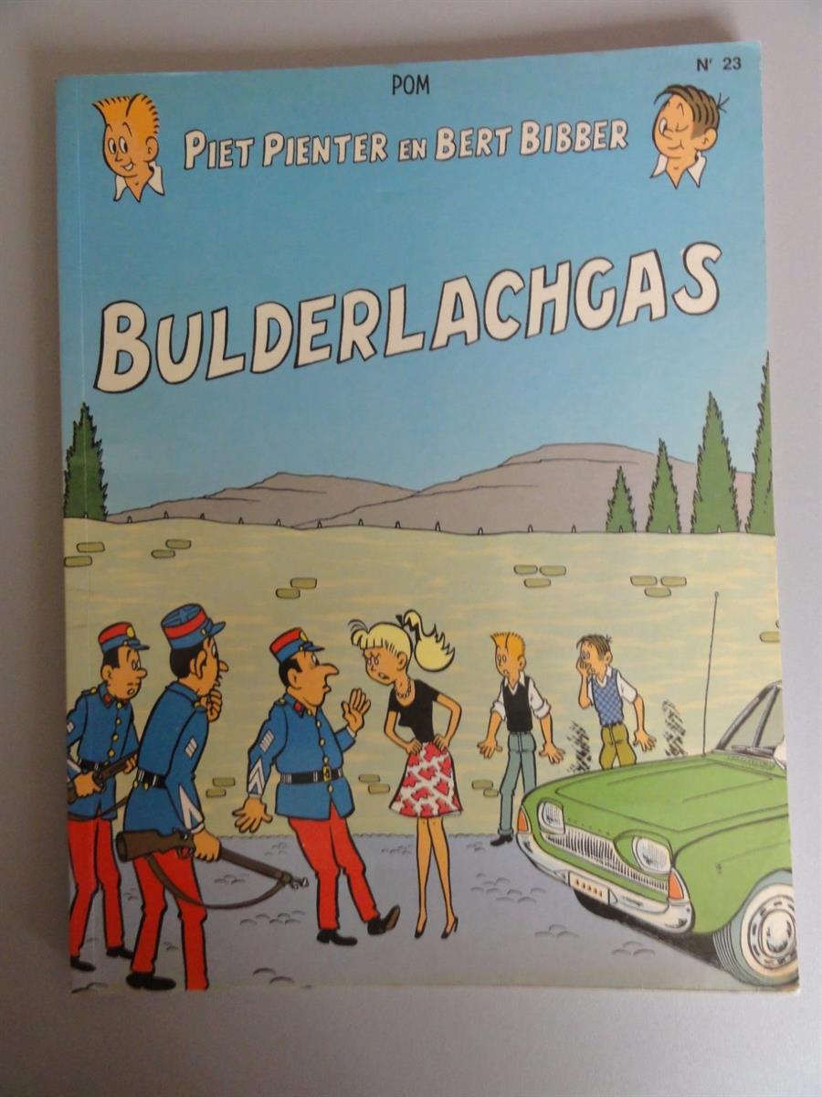 Pom - Piet Pienter en Bert Bibber - Bulderlachgas - sc - Herdruk - 1980