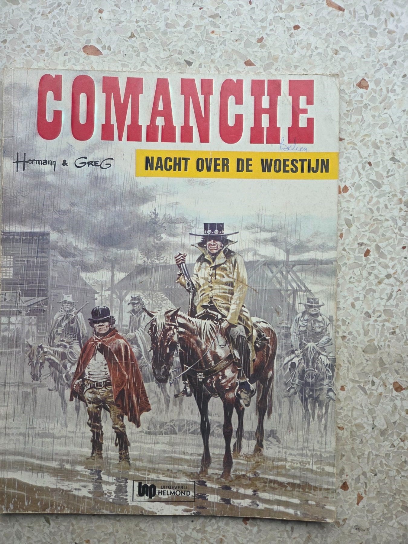Comanche-Nacht over de woestijn-Hermann/Greg -Helmond-herdruk