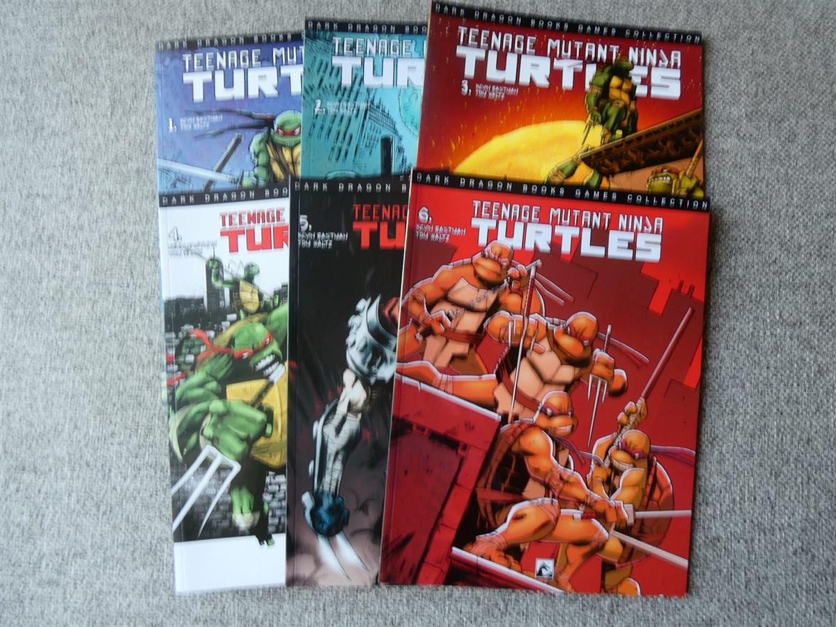Teenage mutant ninja turtles - compleet nrs 1 t/m 6 - SC - 1e druk (2013-2015)