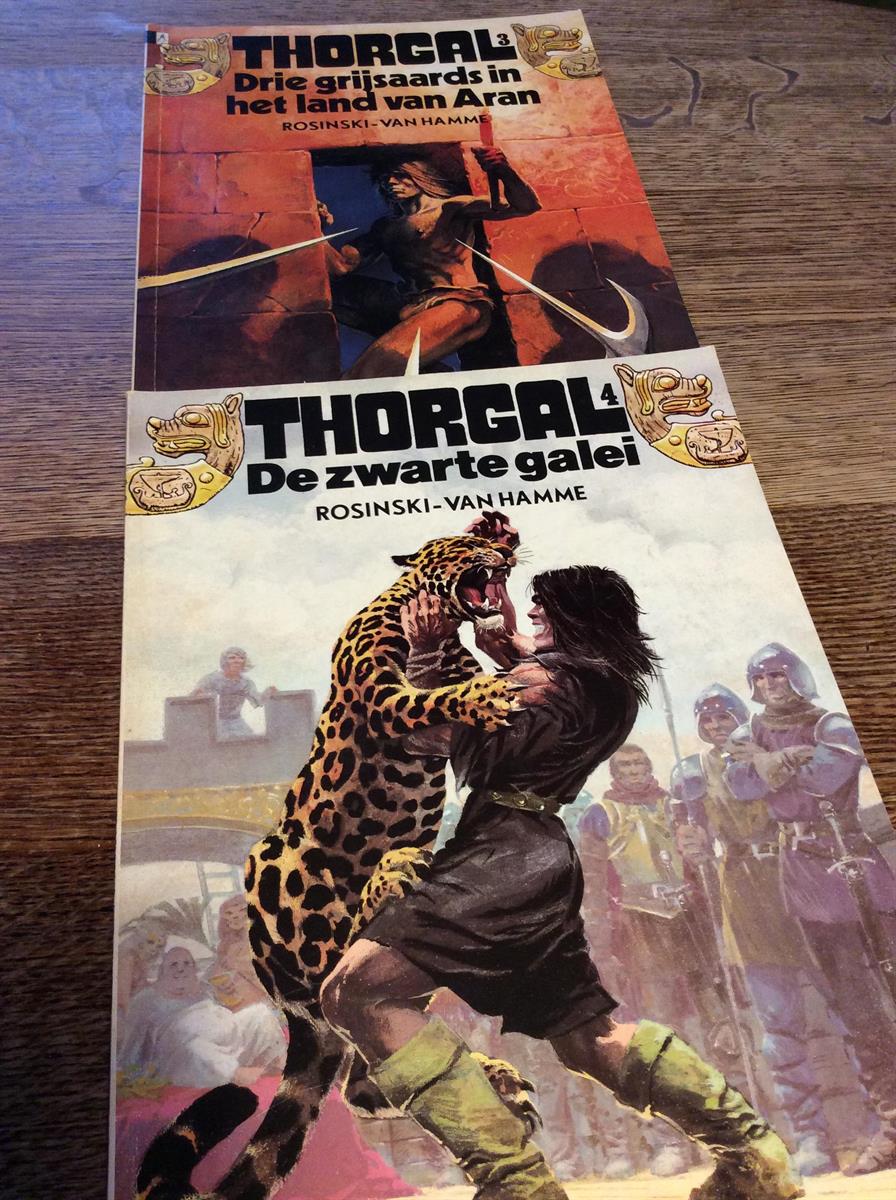 Thorgal Nrs 3 en 4 herdruk 1985/1993