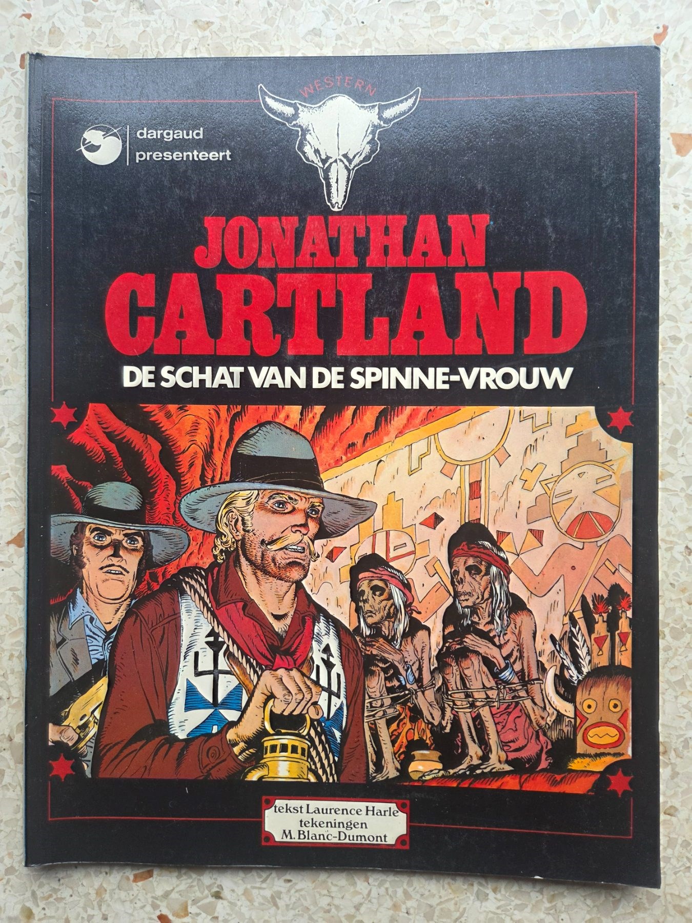 Cartland-- De schat van de spinne vrouw-Blanc Dumont/Hatle-Dargaud-herdruk