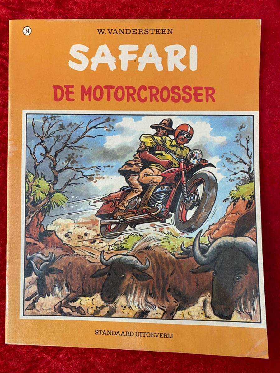 Safari - deel 24 - De motorcrosser - Standaard uitgave - sc - 1974