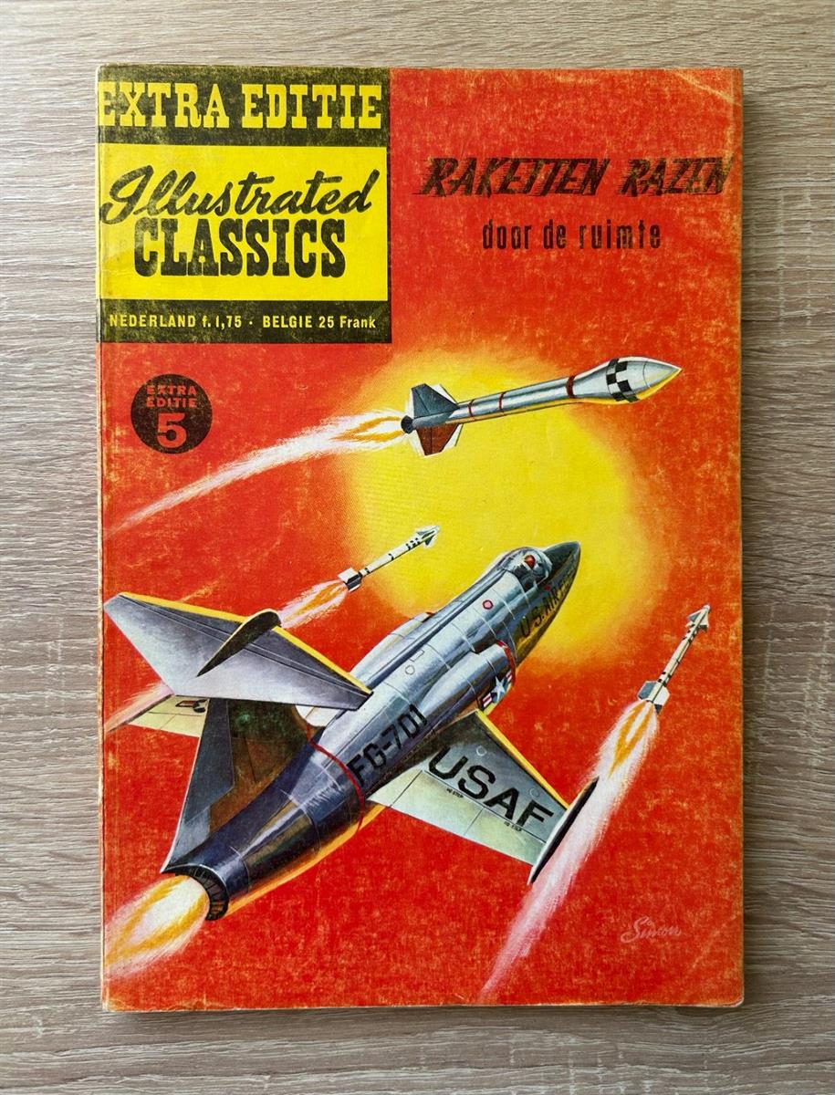 Illustrated Classics, 5, Raketten razen door de ruimte, 1961