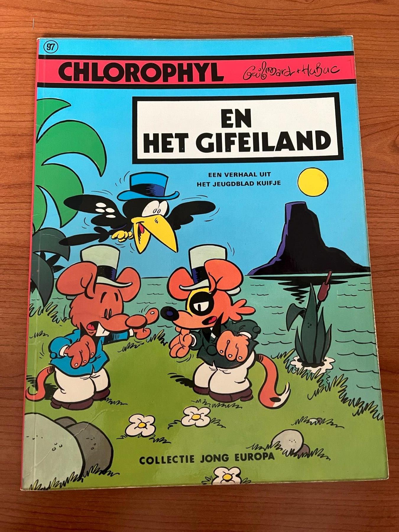 Collectie Jong Europa - Nr 97 - Chlorophyl en het gifeiland - 1ste druk 1974 - SC