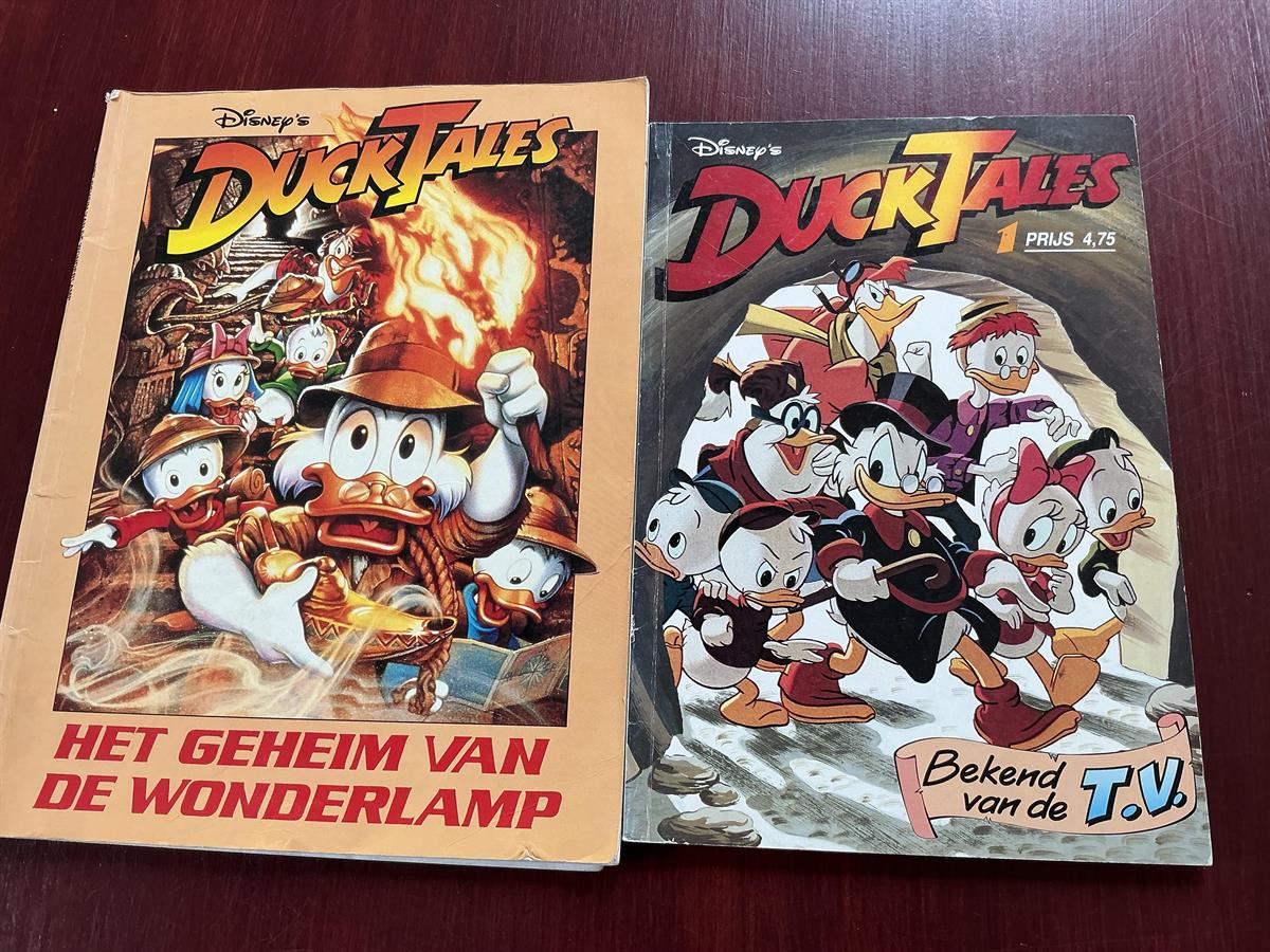 Ducktales - 2 boeken - Oberon en Geïllustreerde Pers - 1989/1991