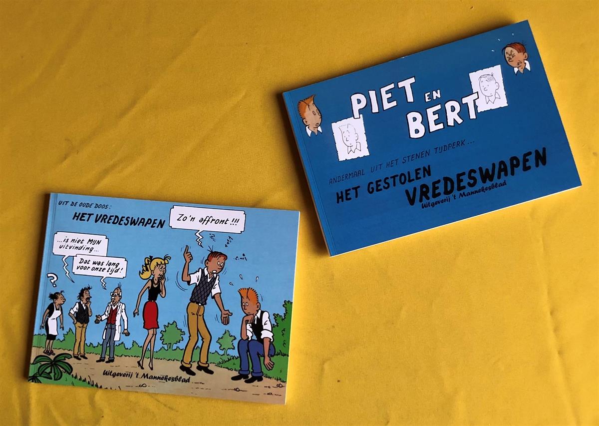 Piet Pienter en Bert Bibber - Het vredeswapen /Het gestolen vredeswapen - Oblong formaat - Eerste druk - 2008/2009