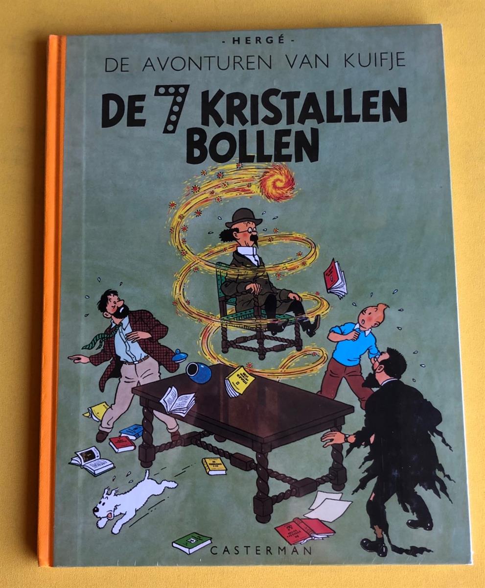Kuifje 12 - De 7 kristallen bollen - HC - 1e facsimile druk - 2001
