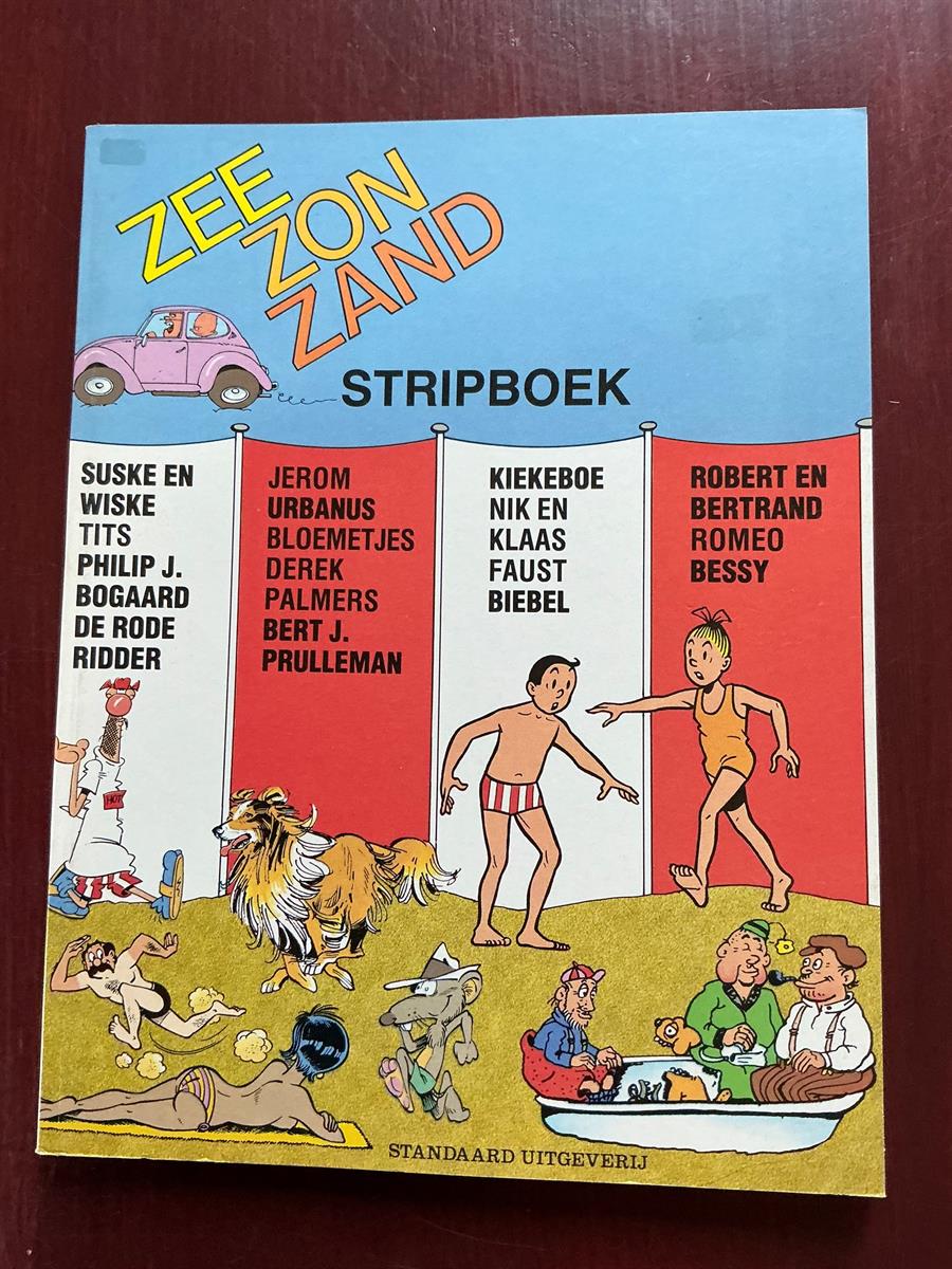 Suske en Wiske - 106 Zee, zon, zand stripboek - Standaard - 1987