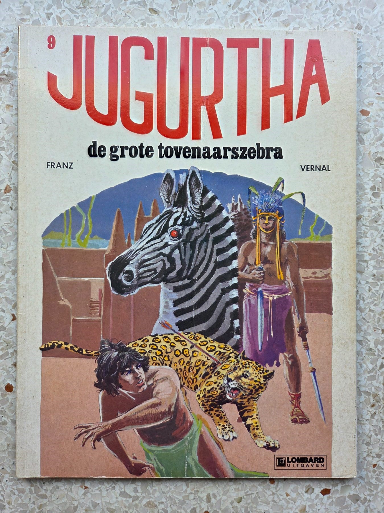 Jugurtha-9 De grote tovenaarszebra-Franz-Lombard-sc-1edruk