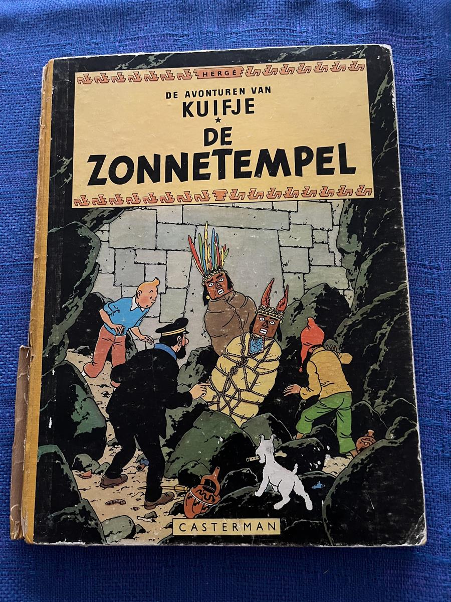 De avonturen van Kuifje-nr.14-de Zonnetempel - Herdruk jaren '50