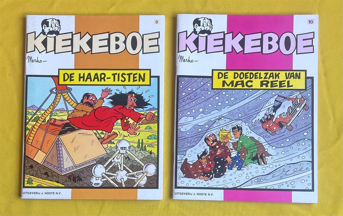 Kiekeboe - 8.De haar-tisten / 10.De doedelzak van Mac Reel - SC - Eerste druk - 1979/1980