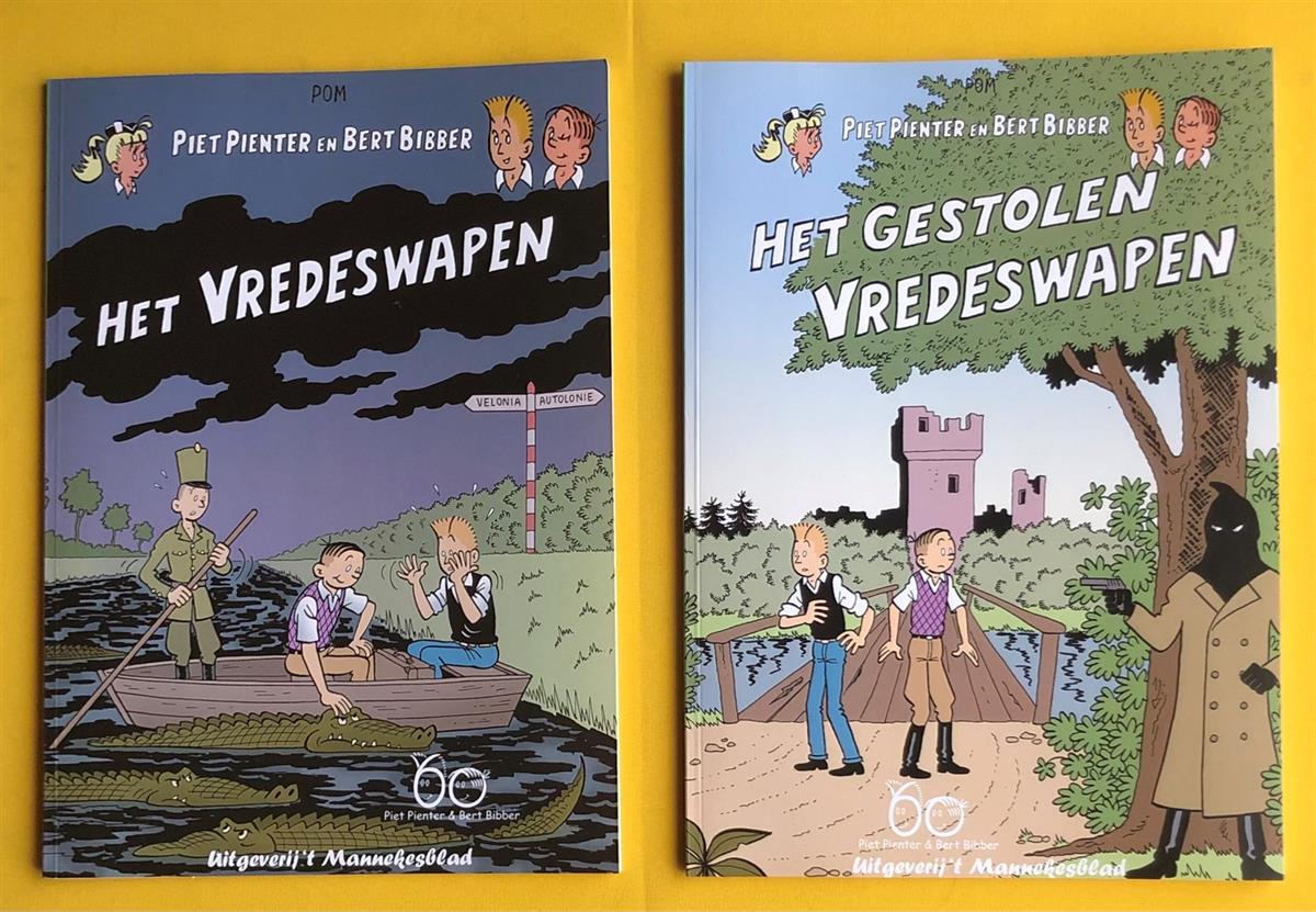 Piet Pienter en Bert Bibber - Het vredeswapen /Het gestolen vredeswapen - Mannekesblad uitgave - 2010
