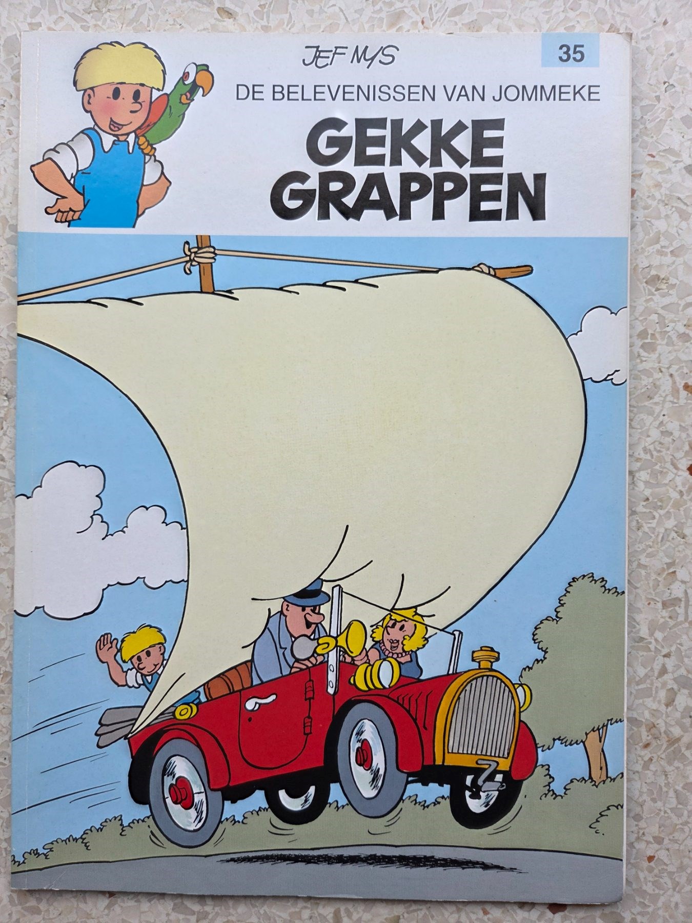 Jommeke-35-gekke grappen-Nyss-mezzaninine--herdruk