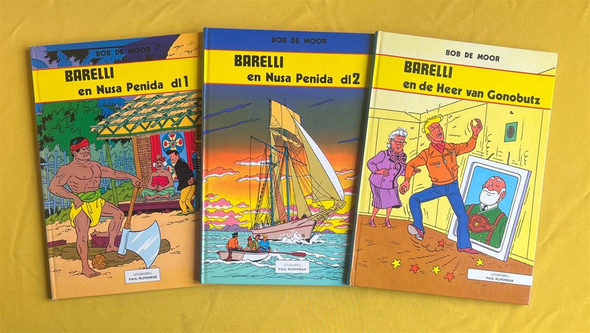 Barelli - Barelli en Nusa Penida 1.-2 /Barelli en de Heer van Gonobutz - Complete set. - HC - Eerste druk - 1980
