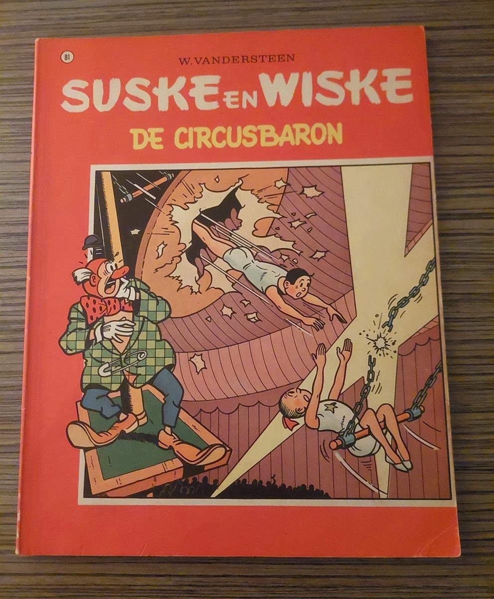 Suske en Wiske - 81 - De circusbaron - Vandersteen - sc - Matte kaft - 1e druk 1968