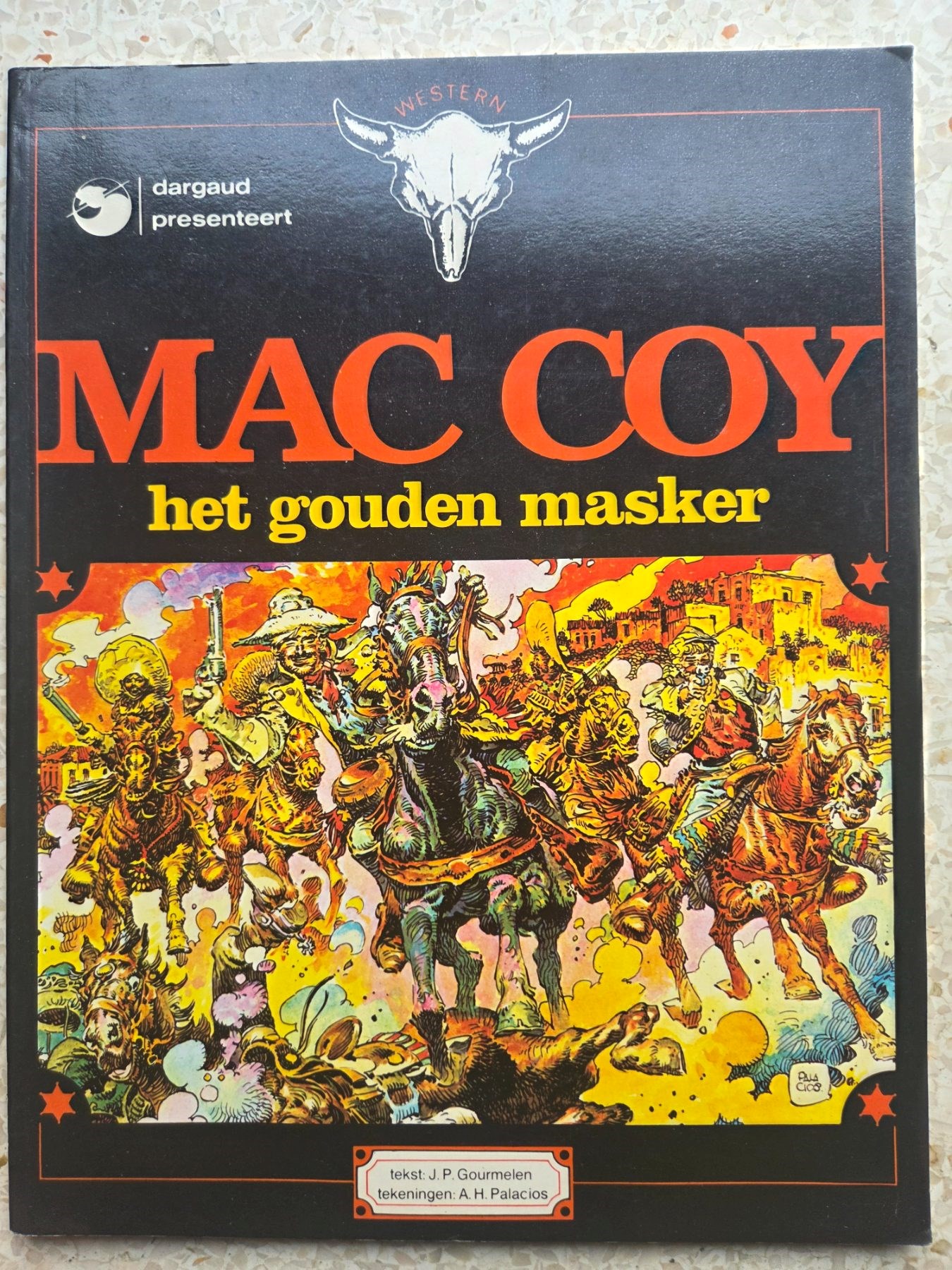 Maccoy-Het gouden masker-- Gourmelen/Palacios-Oberon-1edruk