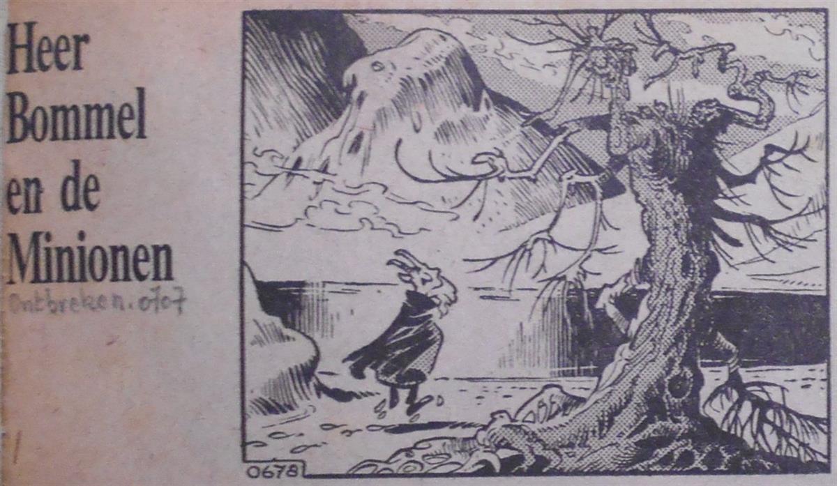Krantenknipsel uit de krant "Het Volk" van "Heer Bommel en de Minionen"- 1980