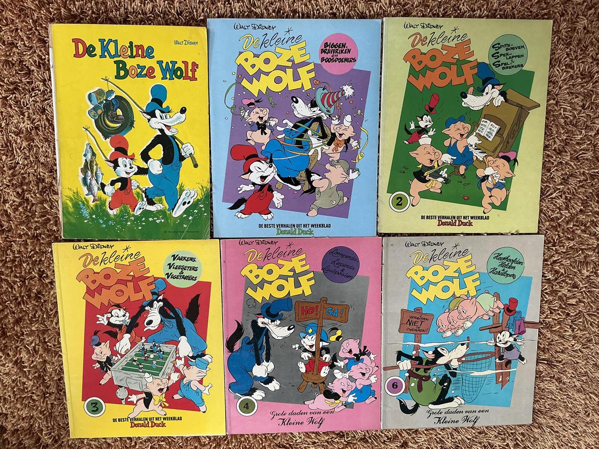Boze Wolf, De kleine - 6 albums 1962