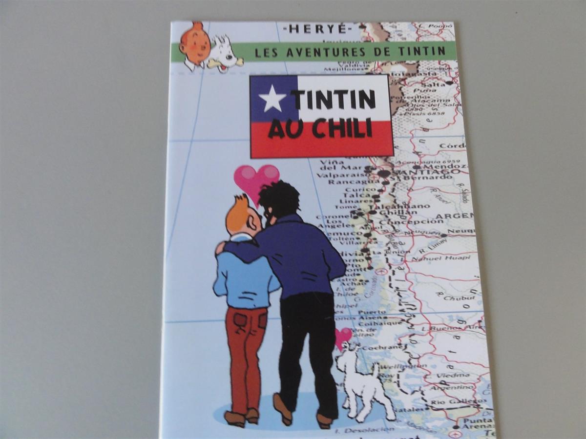 Tintin parodie - Tintin au Chili - sc - Eerste druk - Fr