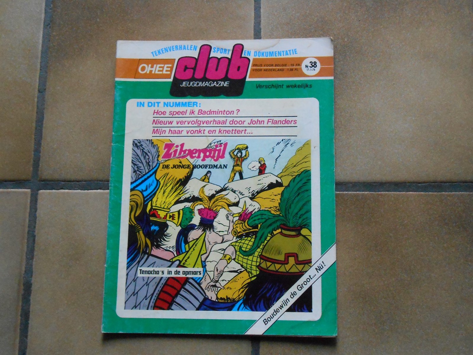 ohee club 38: zilverpijl tenocha's in de opmars - sc - 1976