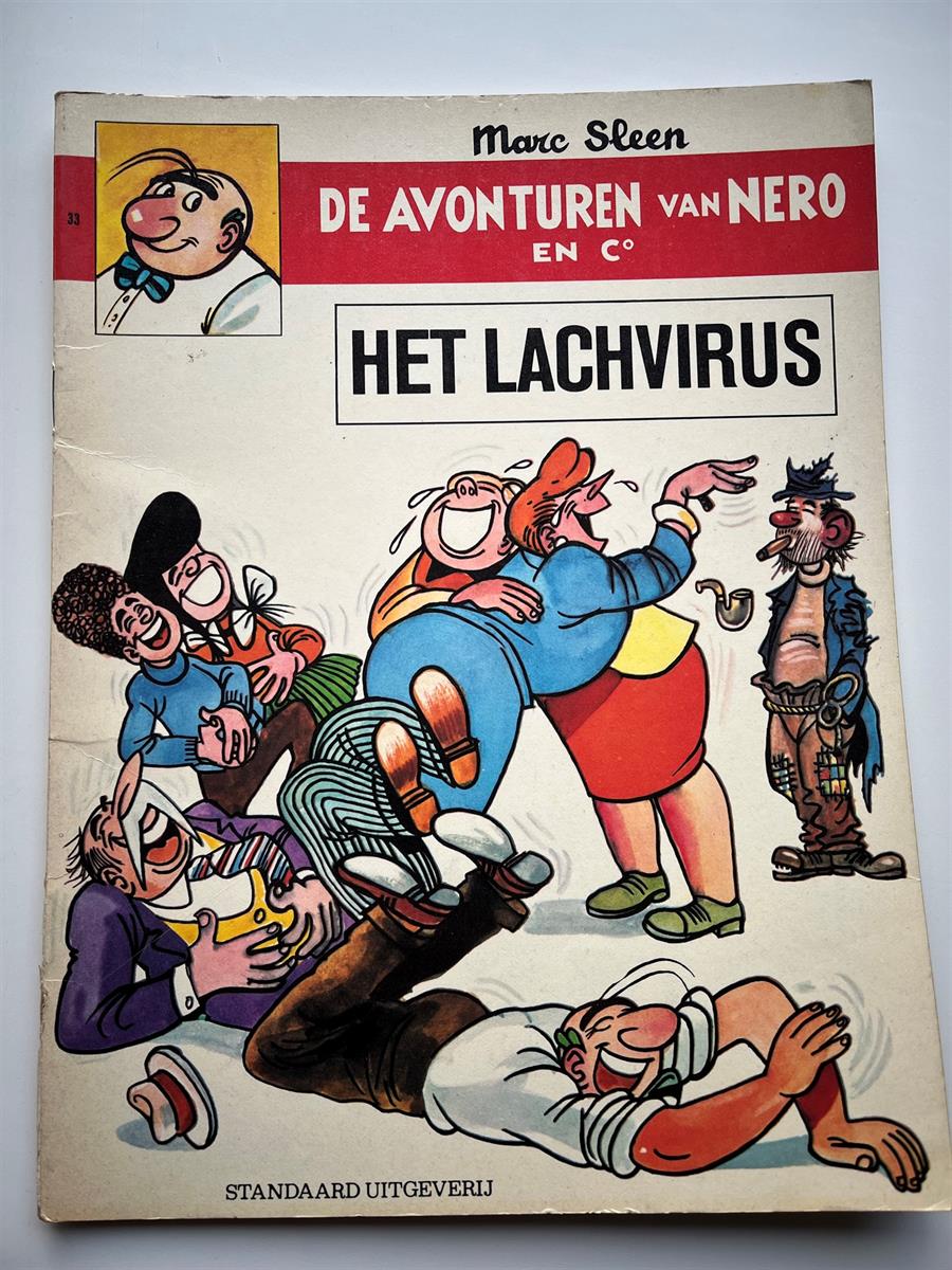 Nero nr 33 - Het lachvirus - 1ste druk 1973 - SC