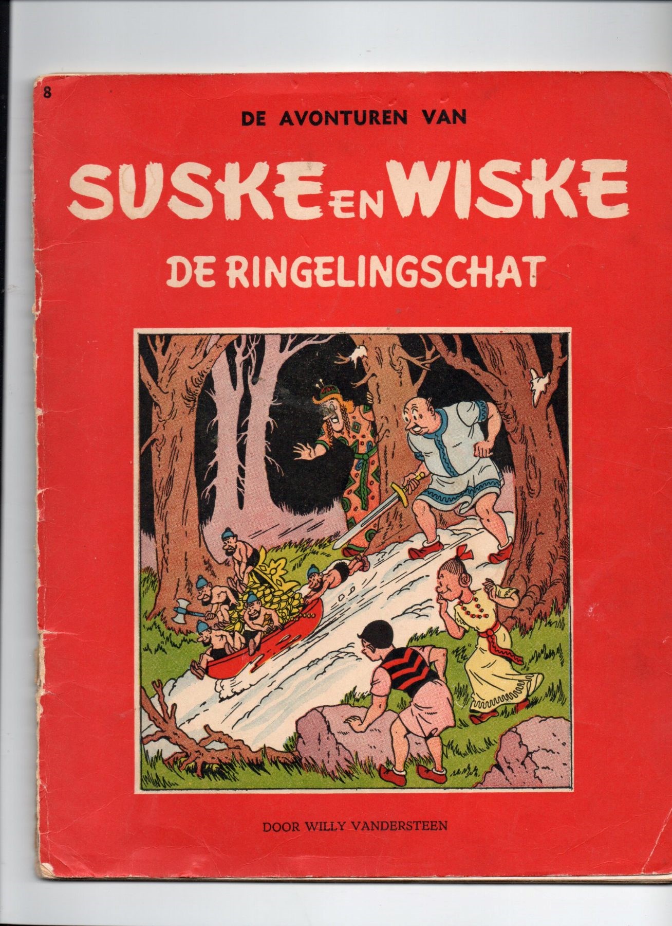3 x Suske en Wiske - ongekleurt - De Brullende Berg - 1ste Druk - 1957- de Ringelingschat - 1960 - De Duistere Diamant -Nr 23 - 1961.