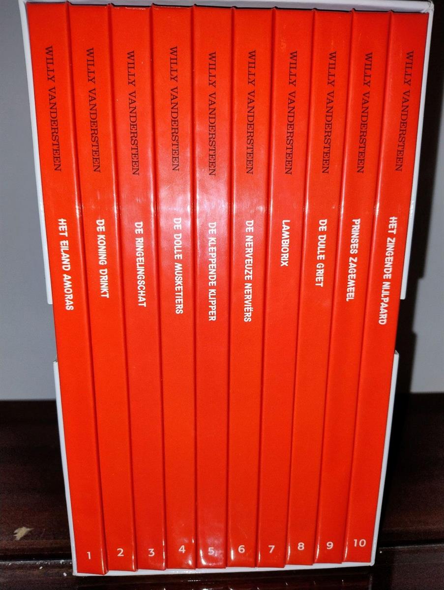 Suske en Wiske - Met Suske en Wiske terug in de geschiedenis 1 t/m 10 in box - Knack - hc - 1e druk - (2010)