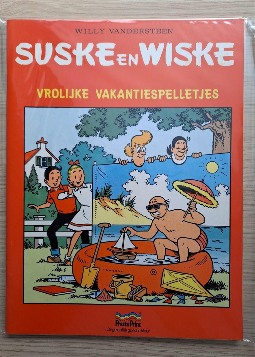Suske en Wiske - vrolijke vakantiespelletjes - 1988 - 1e druk - Wavery
