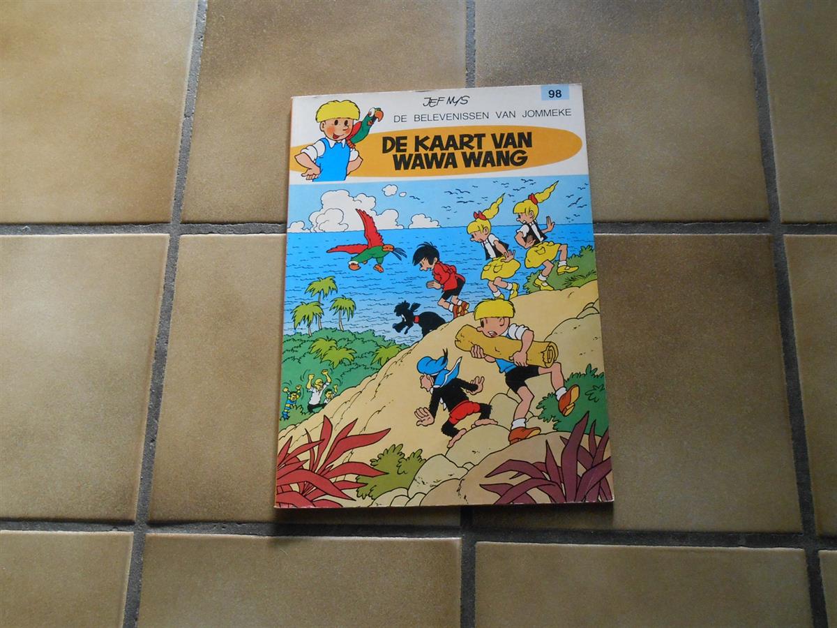 jommeke 98: de kaart van wawa wang - 1ste dr - sc - 1980